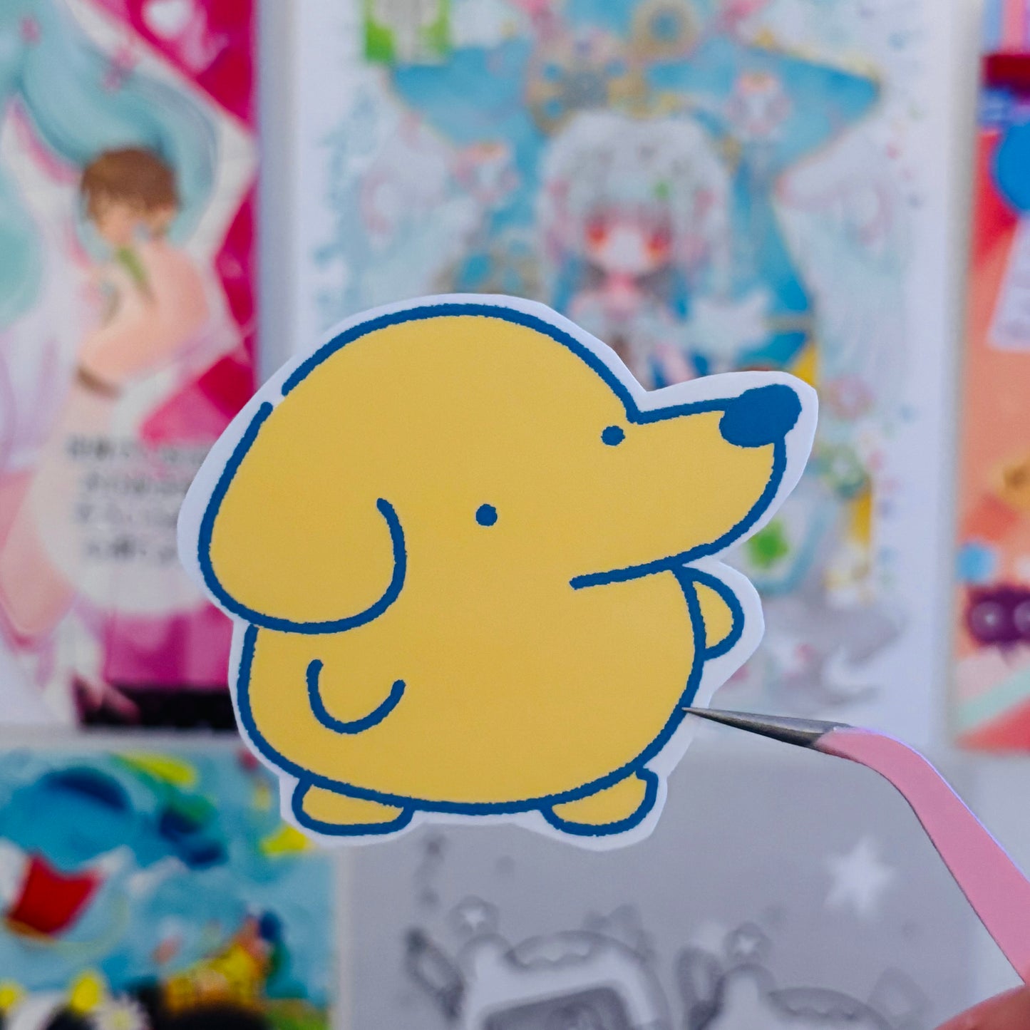 pochitchi tamagotchi sticker