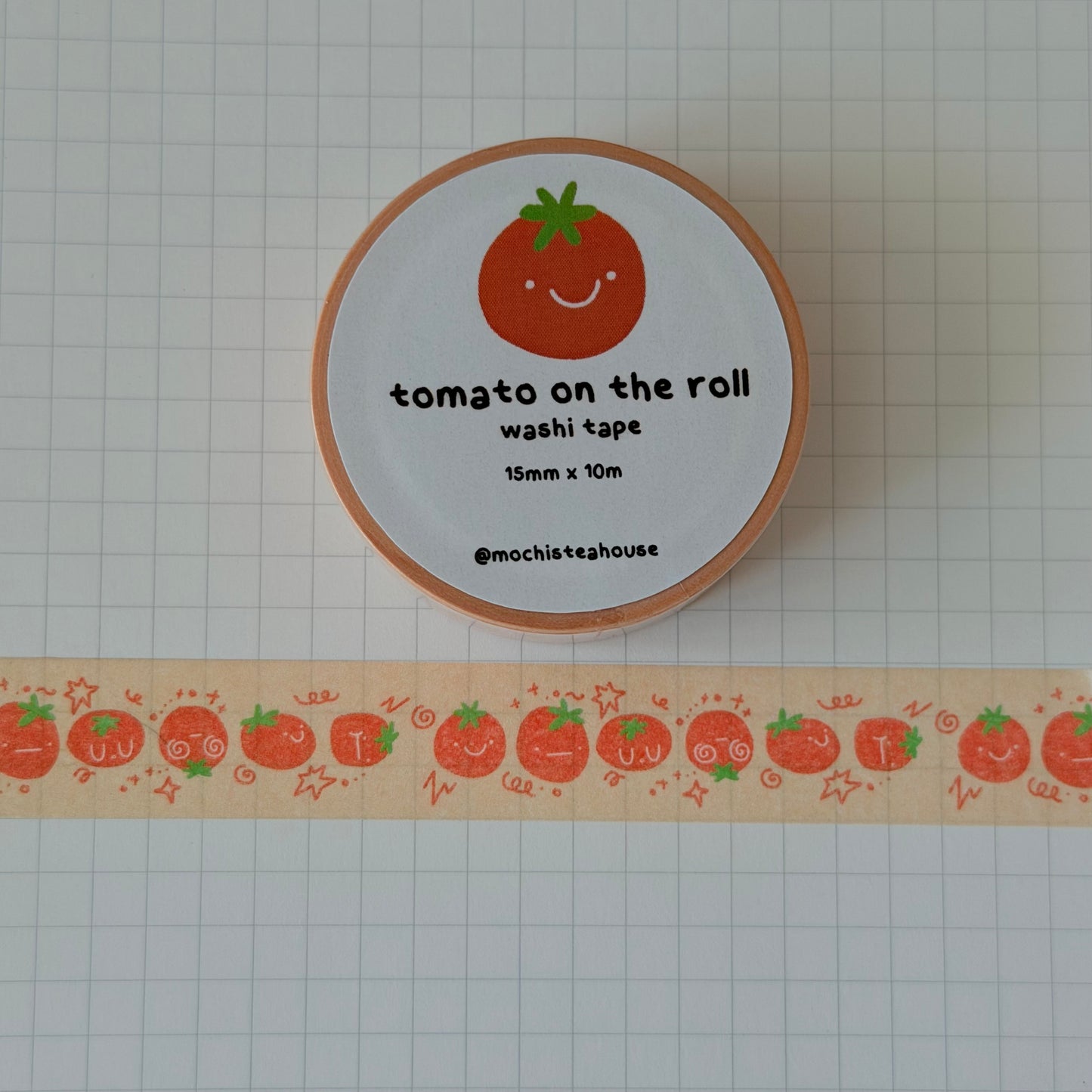 tomato on the roll washi tape