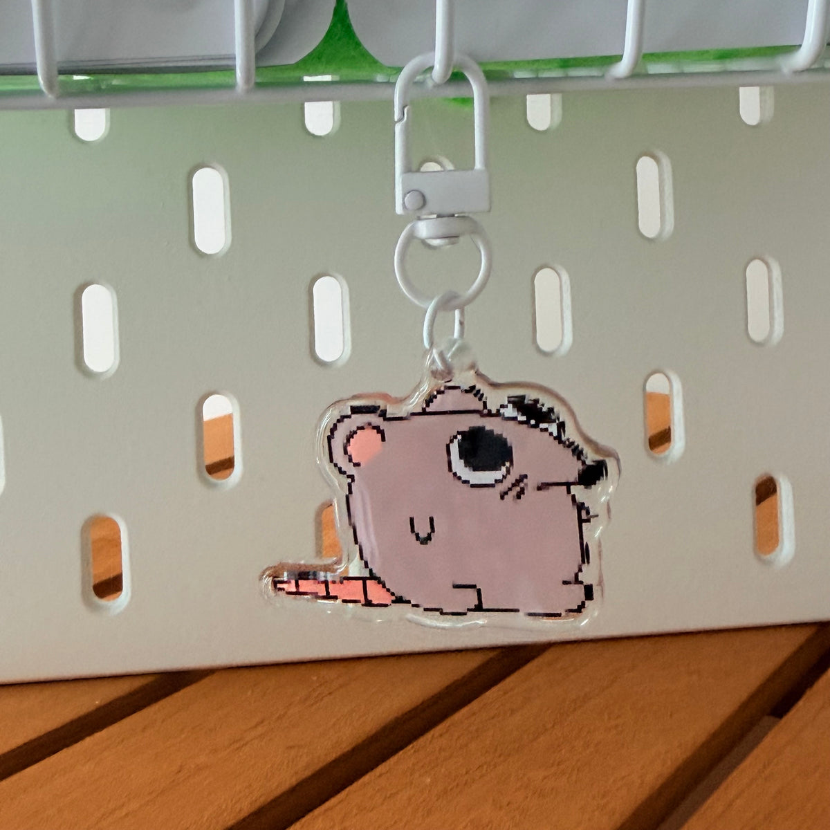 rat keychain