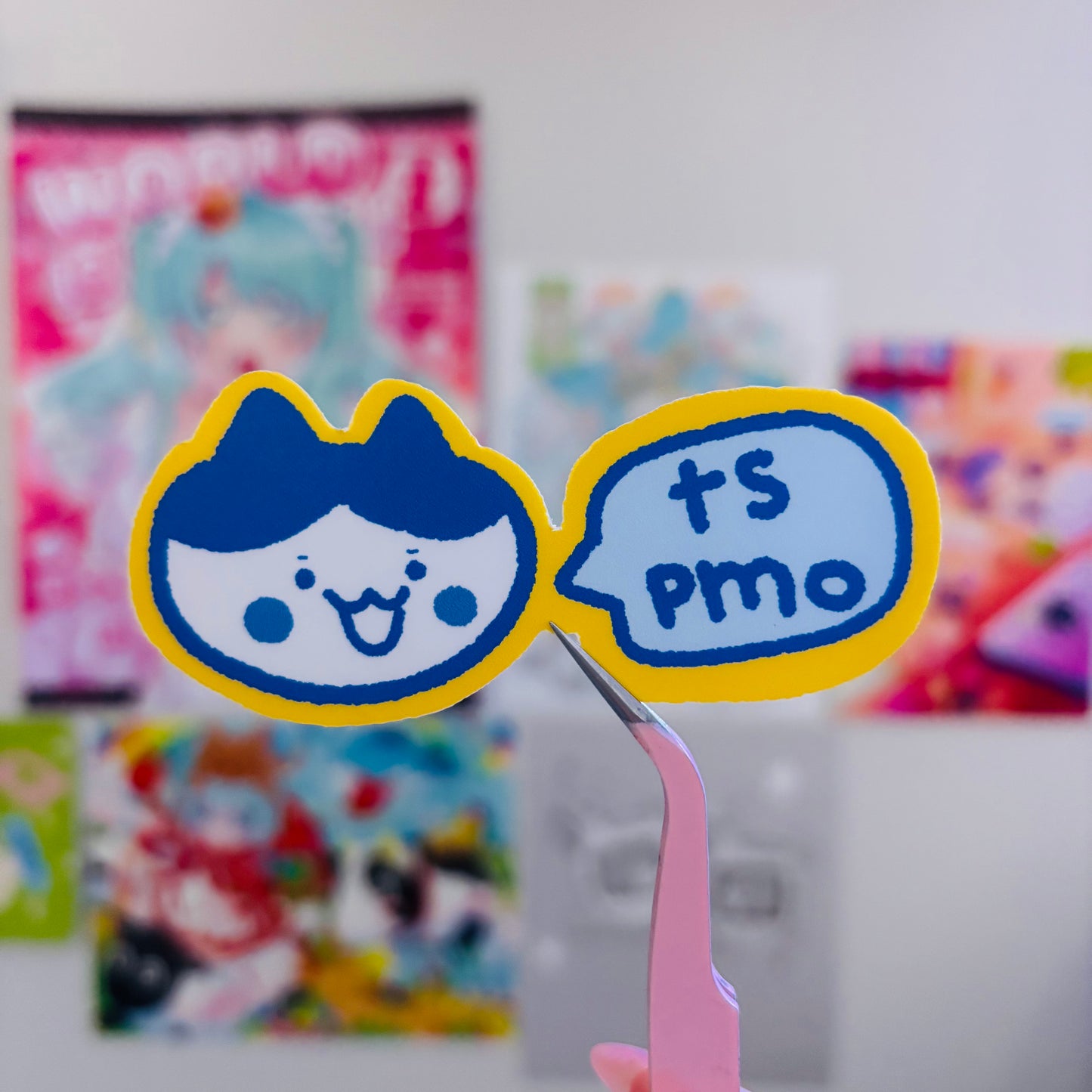 ts pmo hachiware sticker