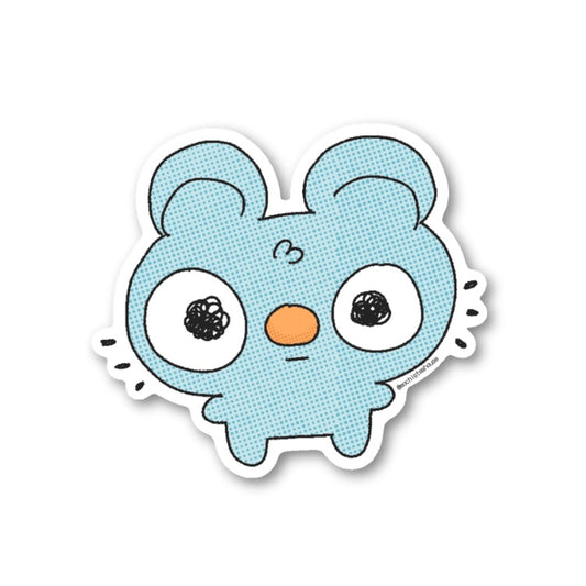 awkward rat sticker