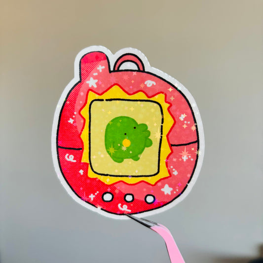 pink tamagotchi sticker