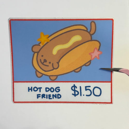 hot dog friend sticker