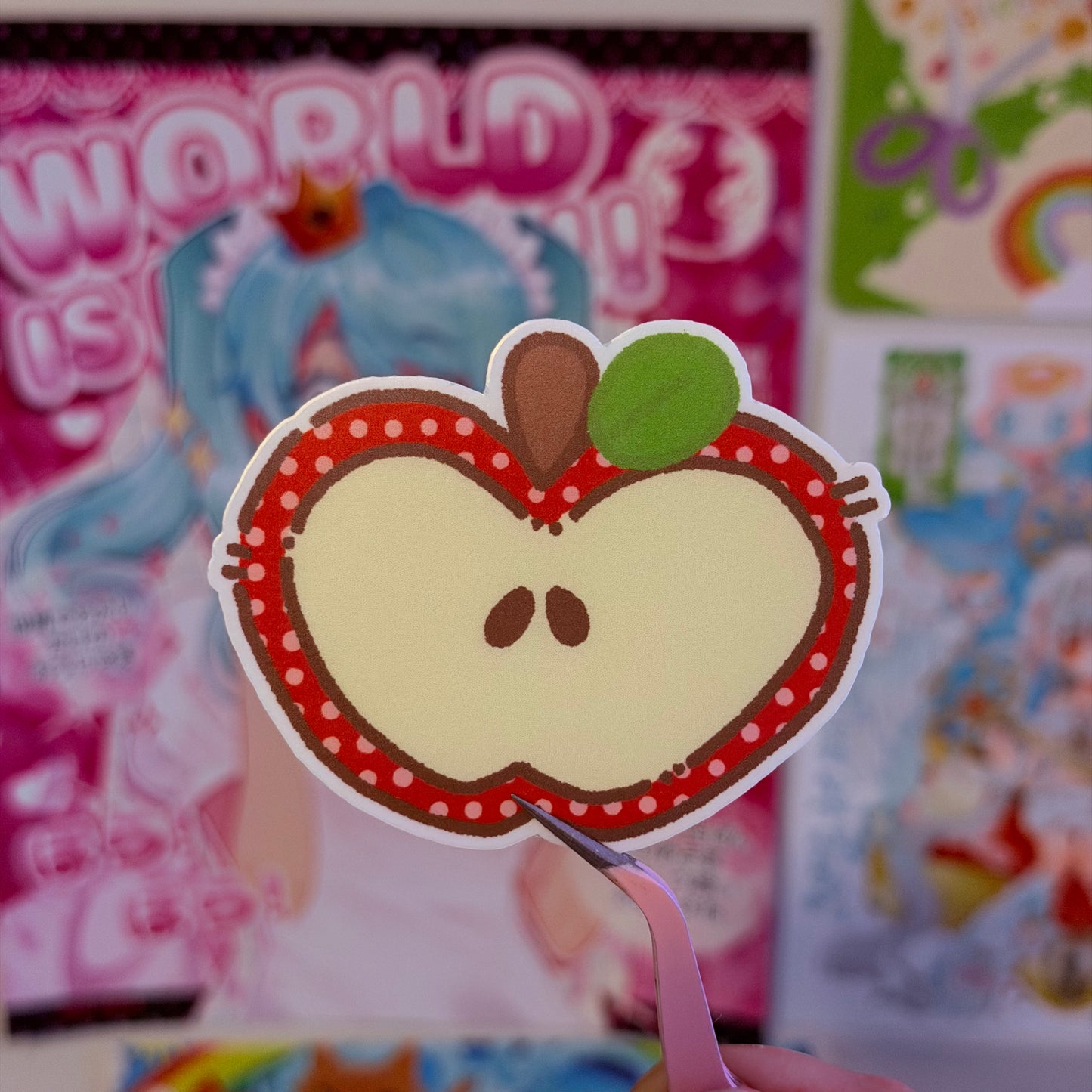 apple cutie sticker
