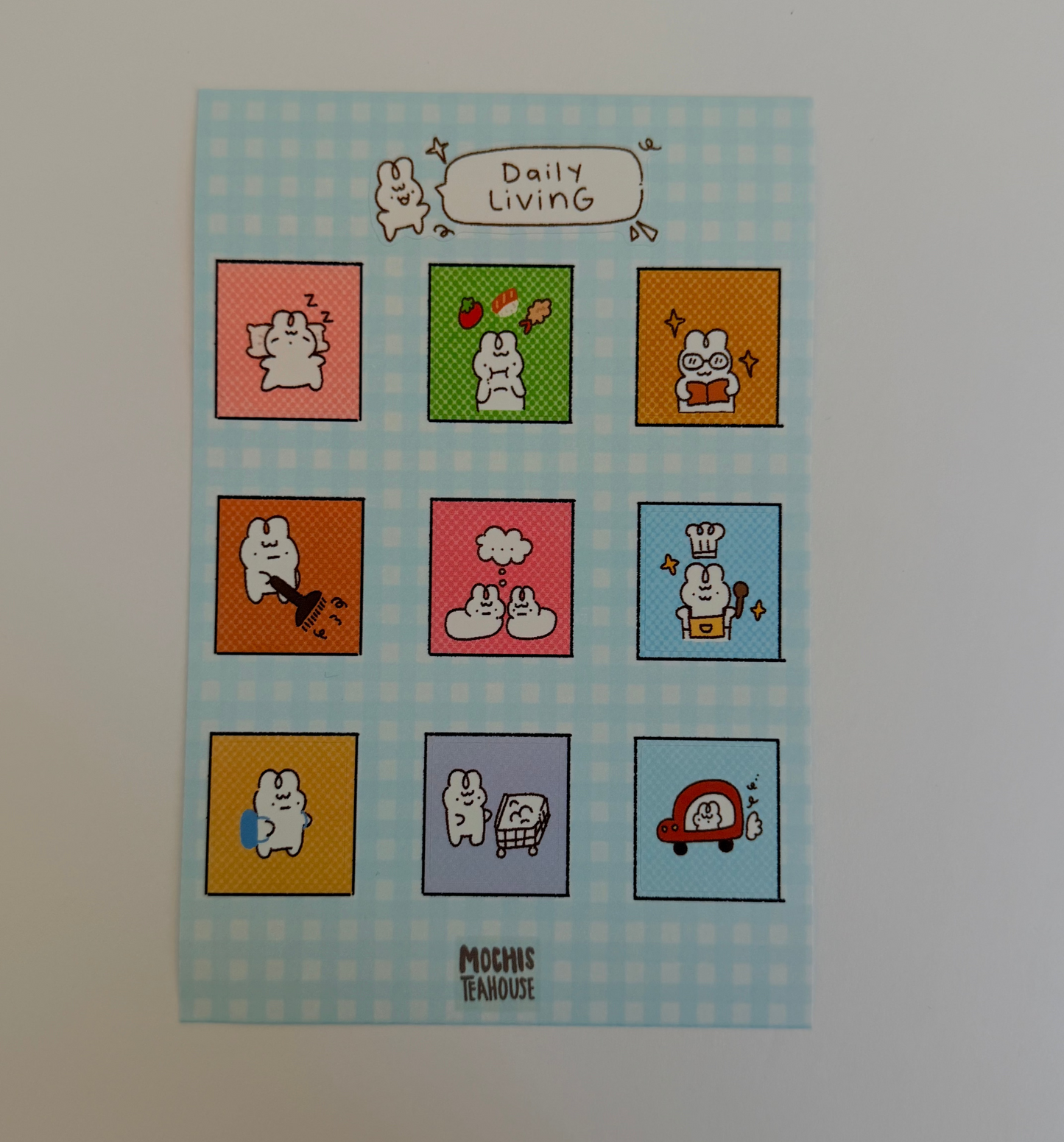 daily living sticker sheet