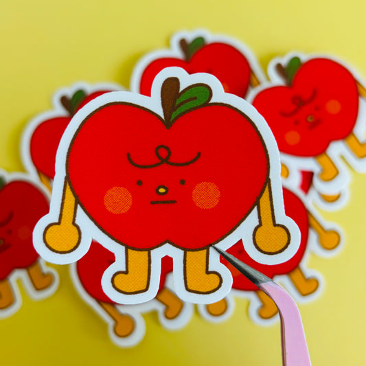 apple friend sticker